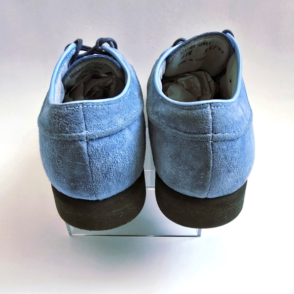 Hush Puppy Vintage Blue Suede Loafers Women Size 6.5 - Picture 4 of 8